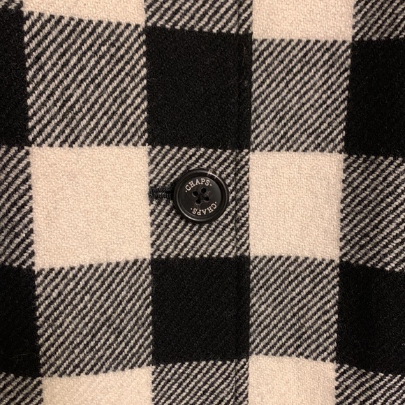 Black and White Wool Coat EUC - Picture 11 of 16